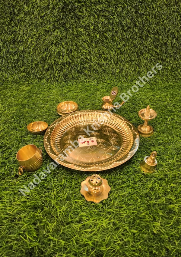 Brass Ashtamangalya Set - Image 8