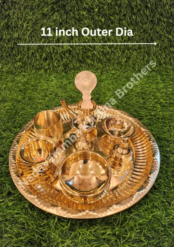 Brass Ashtamangalya Set - Image 10