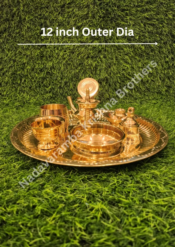 Brass Ashtamangalya Set - Image 14
