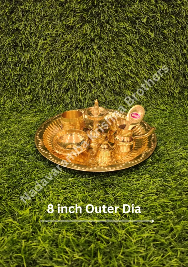 Brass Ashtamangalya Set - Image 2