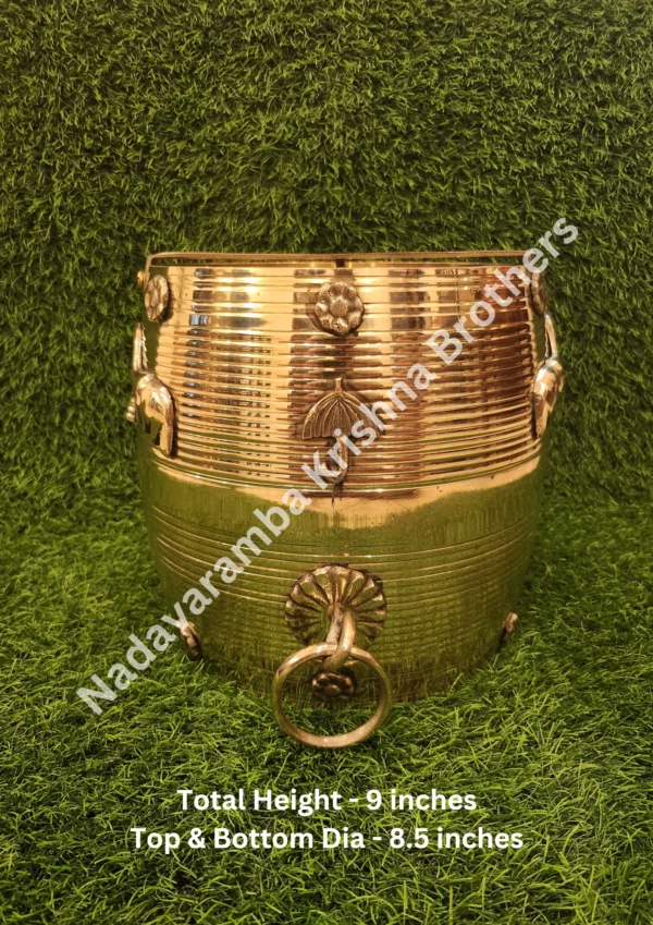 Brass Kerala Traditional Para - Image 2