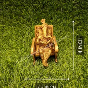 Reading Ganesh on Chair