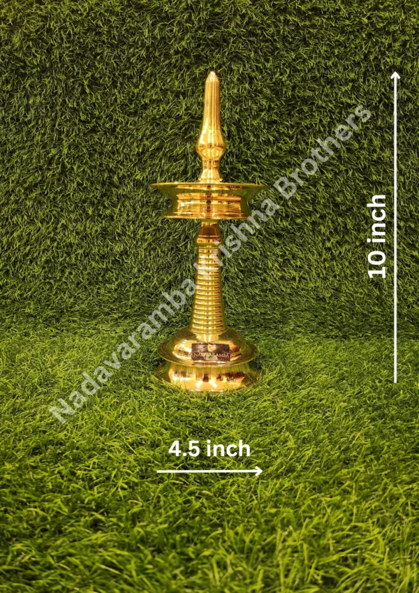 Brass Kerala Traditional Medium Lamp/Vilakku - Image 24