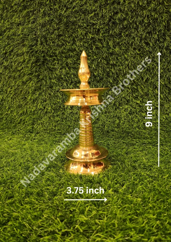 Brass Kerala Traditional Small Lamp/Vilakku - Image 14