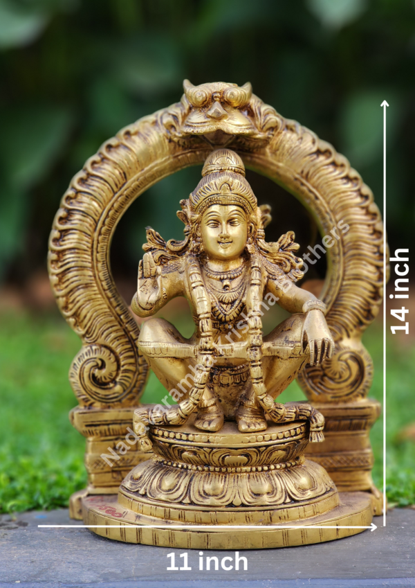 Sabarimala Ayyappa Swamy idol 14 inch AYY-1 - Image 2