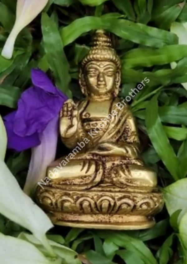 Buddha Brass Idol - Image 3