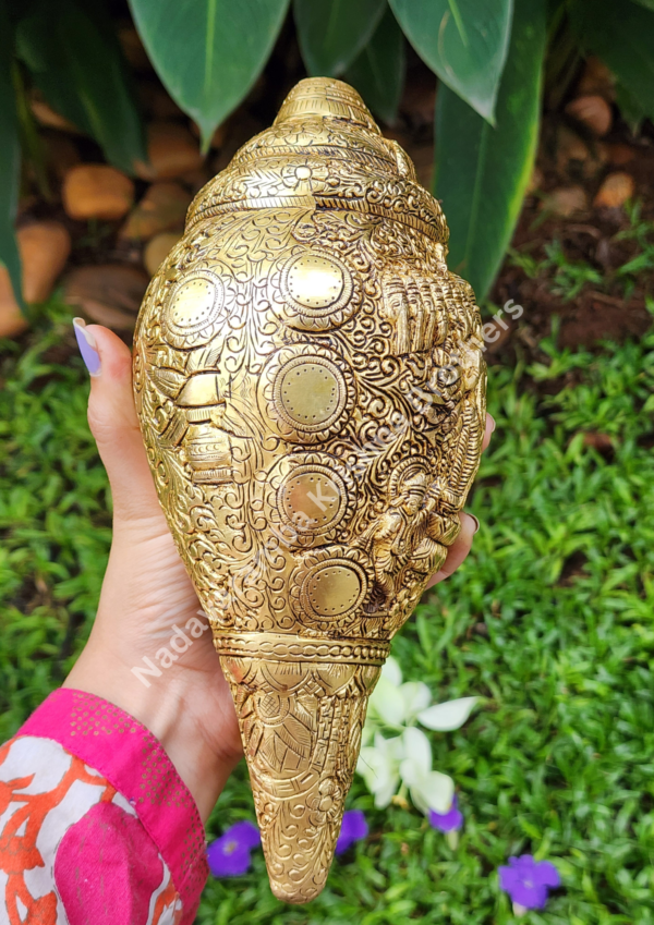 Brass Virat Roop Vishnu Shank (VISH-SHANK) - Image 4