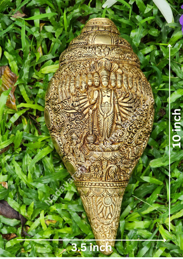 Brass Virat Roop Vishnu Shank (VISH-SHANK)