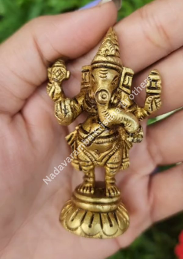 Brass Ganesh Idol 2.5inch SC-3718