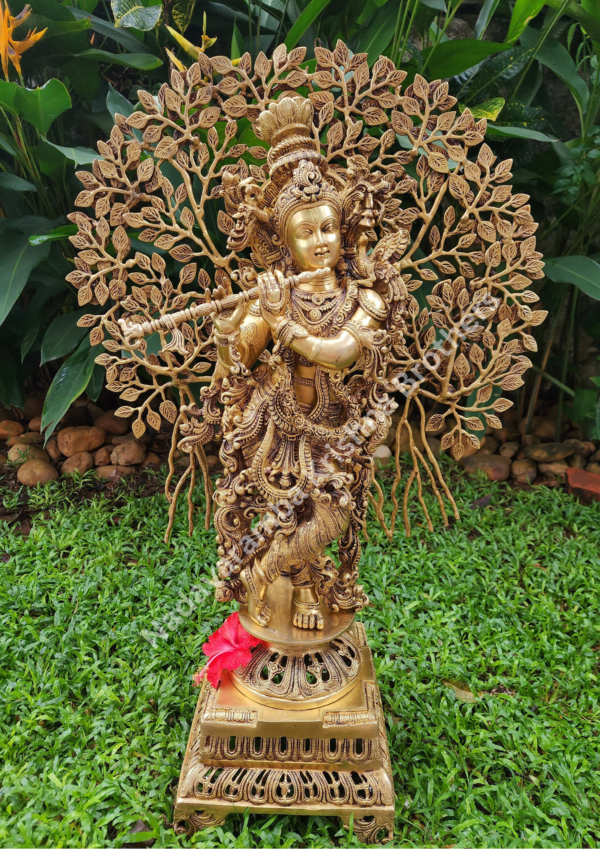 Krishna Idol with Kalpavriksham AAB-KT30
