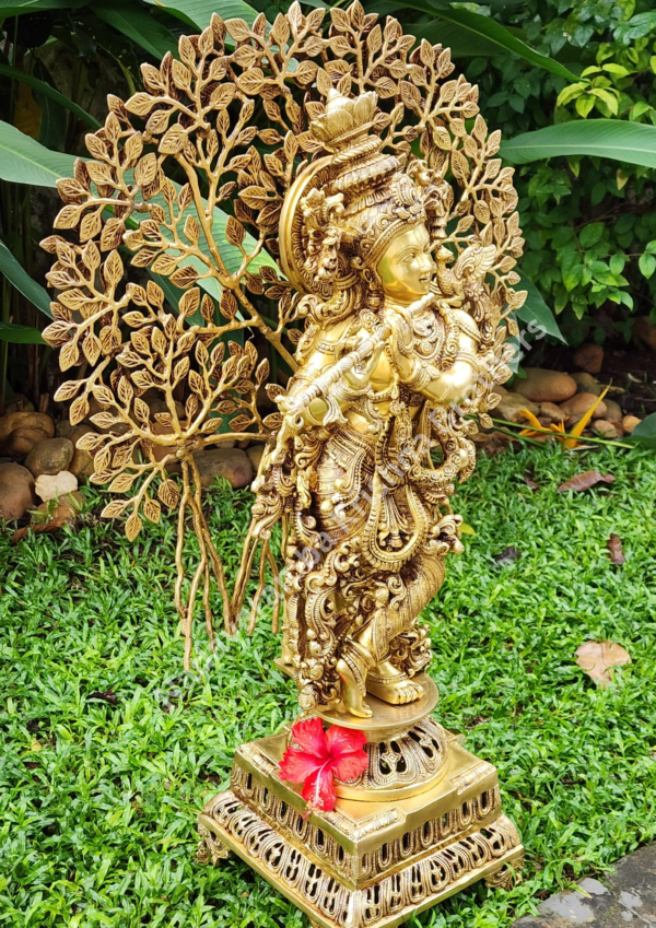 Krishna Idol with Kalpavriksham AAB-KT30 - Image 5