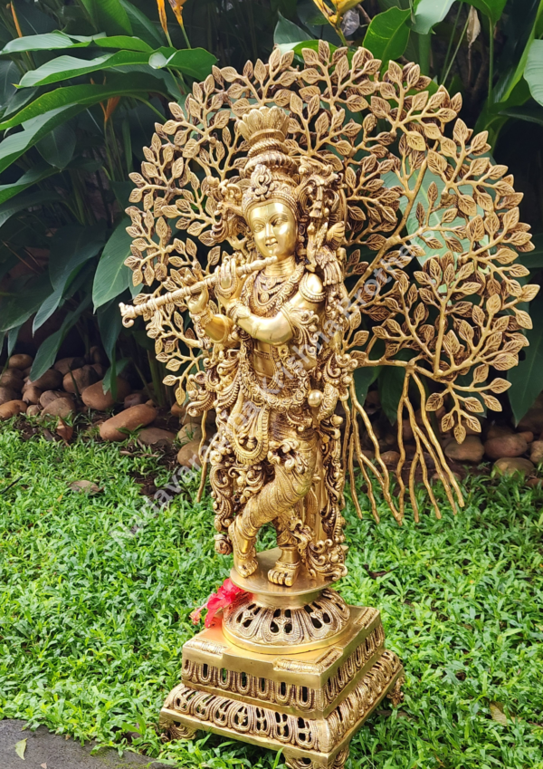 Krishna Idol with Kalpavriksham AAB-KT30 - Image 4