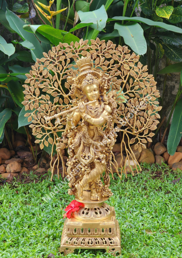 Krishna Idol with Kalpavriksham AAB-KT30 - Image 3