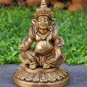 Brass Kubera Idol 5inch