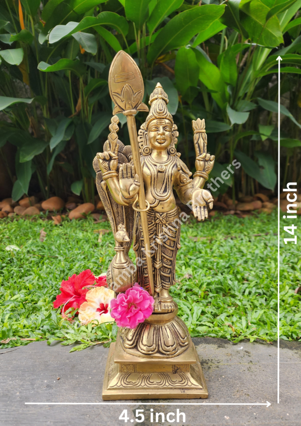 Murugan Statue 14 inches - Image 5