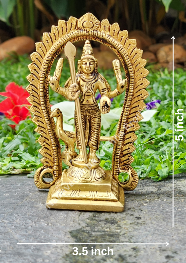 Murugan Statue 5 inches - Image 4
