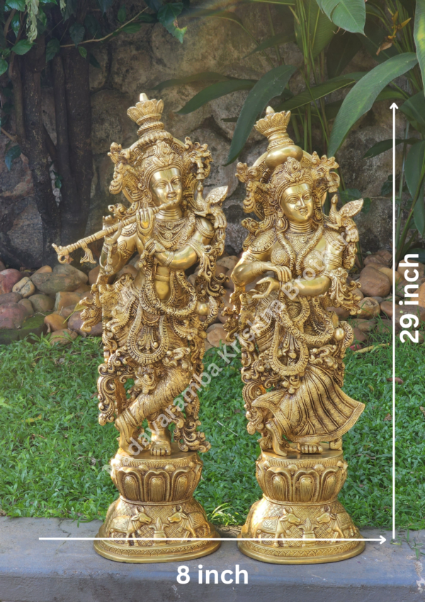 Radha Brass 29 inch idol BS-AAB-11 - Image 2