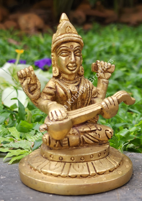 Goodess Saraswathi 3.5 inch - Image 3
