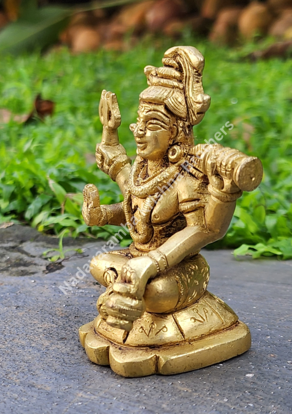 Siva Brass Idol 3.5 inch - Image 3