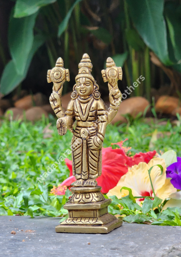 Maha Vishnu Idol 5 inch - Image 3
