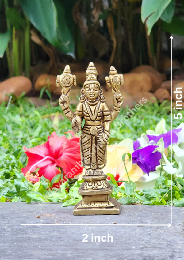 Maha Vishnu Idol 5 inch - Image 4