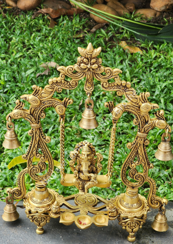 Lord Ganesh on Swing 15 inch (SWING-G-14) - Image 2