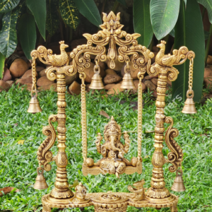 Lord Ganesh on Swing 18.5 inch (SWING-G-18)