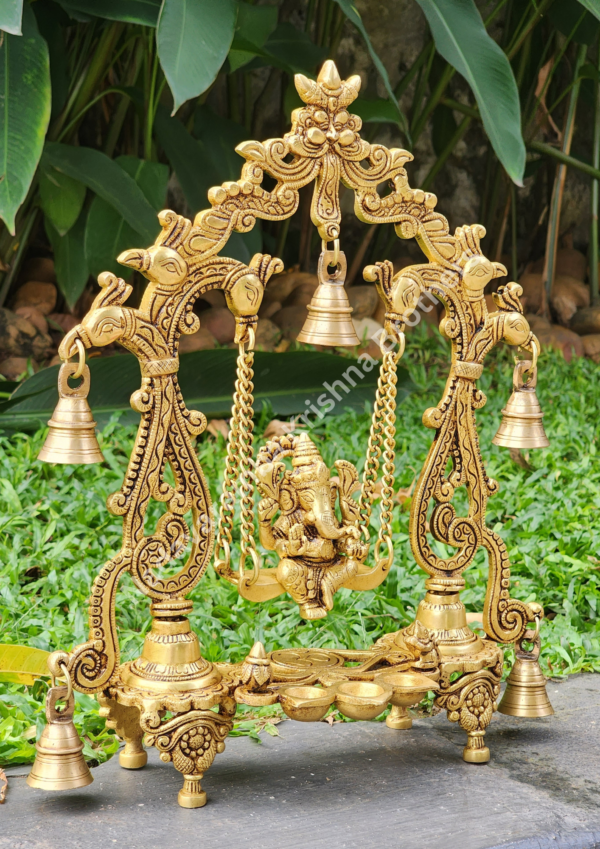 Lord Ganesh on Swing 15 inch (SWING-G-14) - Image 4
