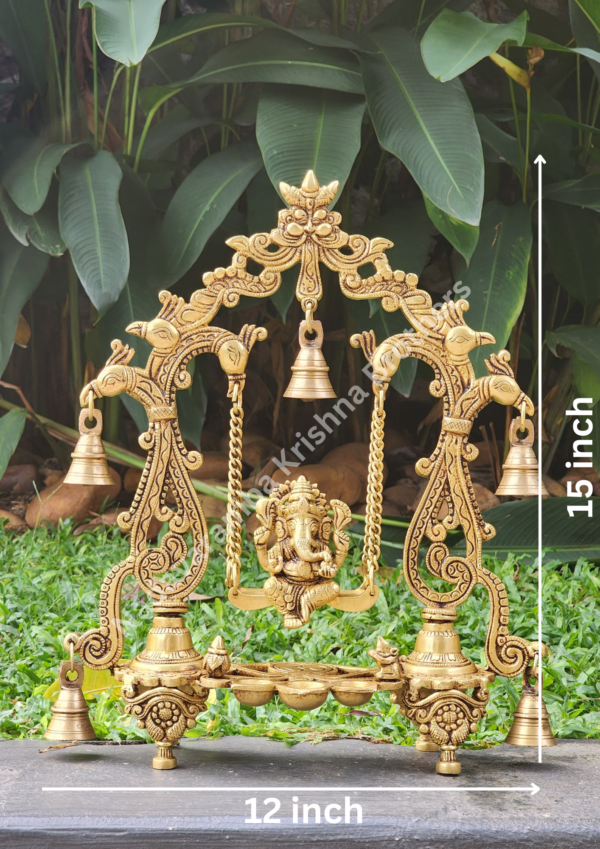 Lord Ganesh on Swing 15 inch (SWING-G-14)
