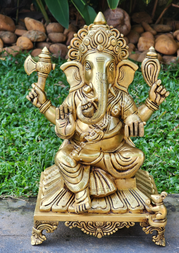 Shree Ganesh Brass Idol