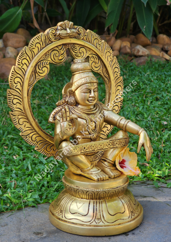 Sabarimala Ayyappa Swamy idol 9 inch - Image 2