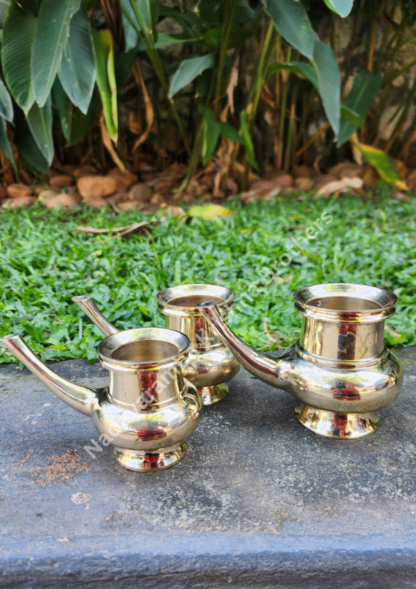 Brass Traditional Pooja Kindi - Image 8