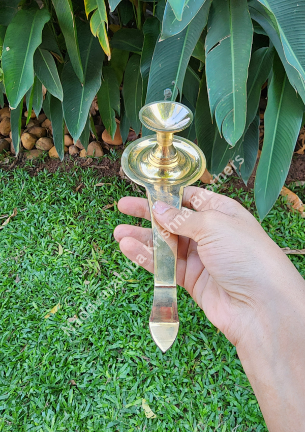 Brass Karpoora Thattu - Image 2