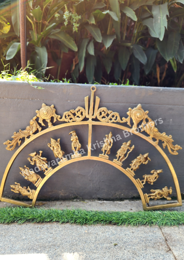 Dasavatharam Brass Wall Hanging II