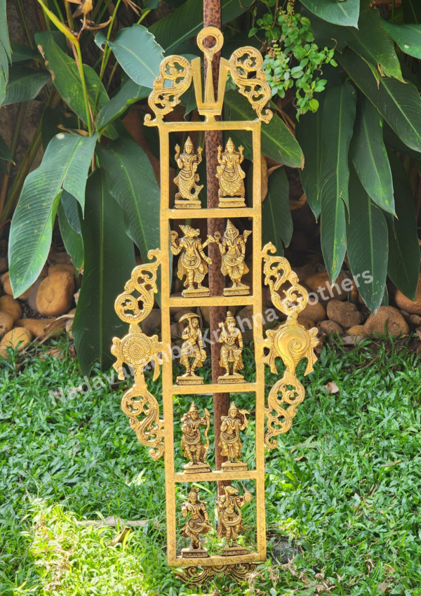 Dasavatharam Brass Wall Hanging III BS-AAB-DA-2