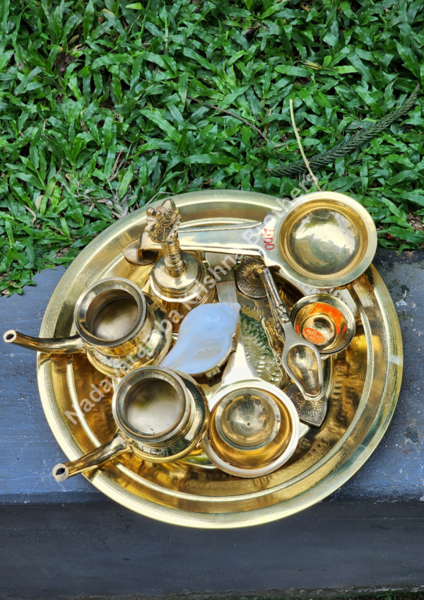 Brass Pooja Thali Set
