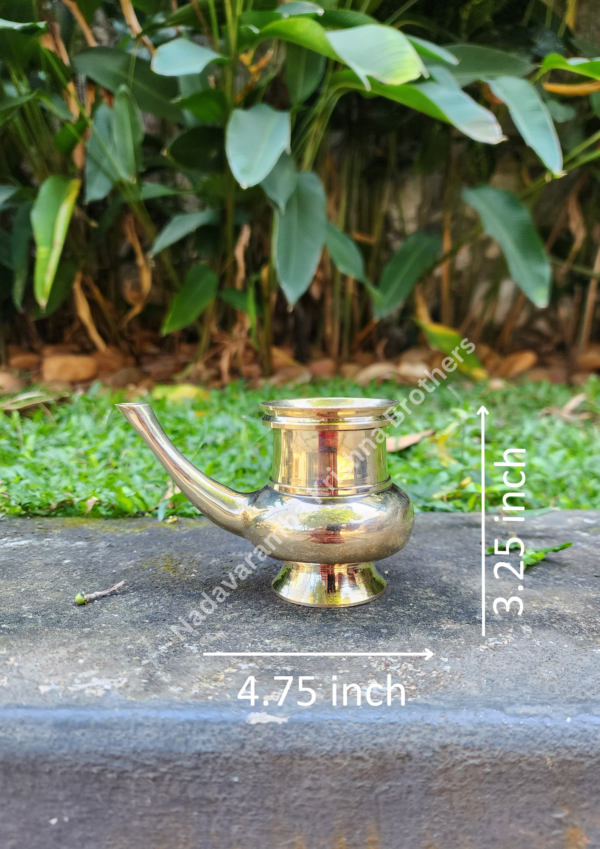 Brass Traditional Pooja Kindi - Image 3