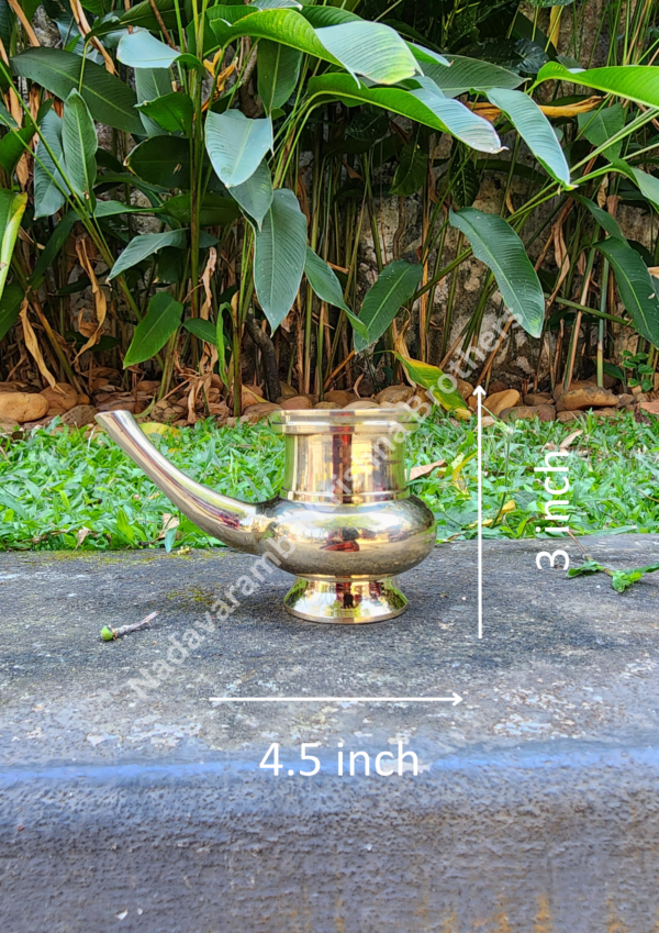 Brass Traditional Pooja Kindi - Image 2
