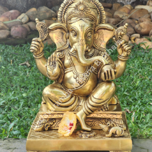 Ganesha Brass Idol