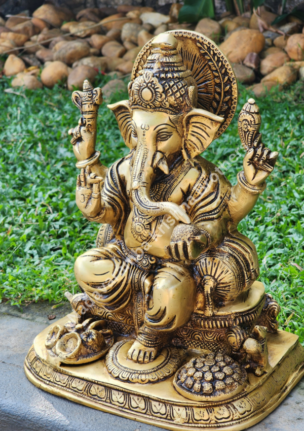 Shree Ganesha Idol 13inches - Image 4