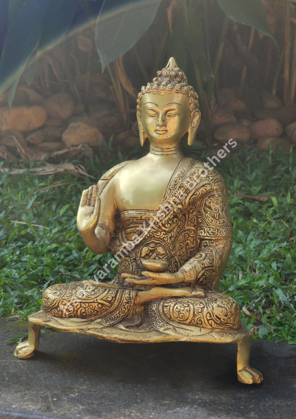 Lord Buddha Idol 12.5inch - Image 2