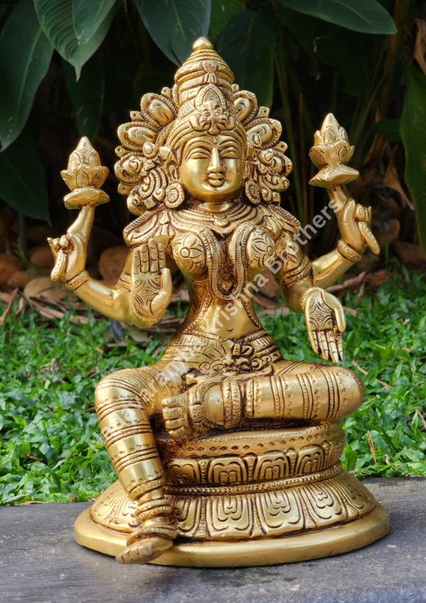 Goddess Lakshmi 10 inch BS-AAB-SL - Image 3