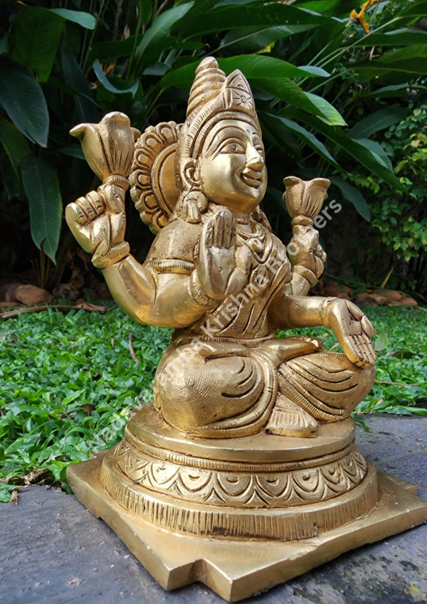 Goddess Lakshmi 8 inch SC-3286 - Image 3