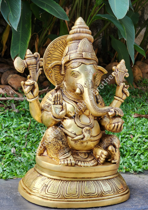 Lord Ganesha Idol 15inches - Image 2