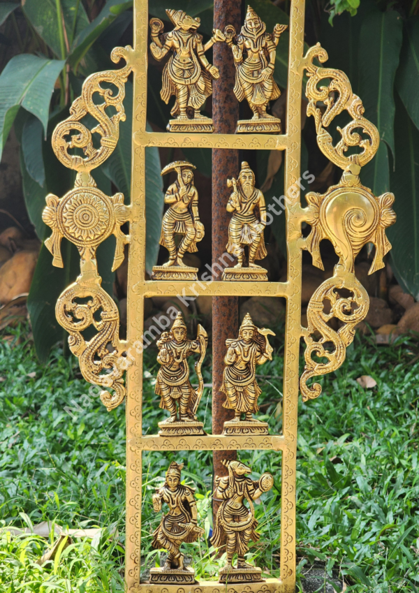 Dasavatharam Brass Wall Hanging III BS-AAB-DA-2 - Image 3