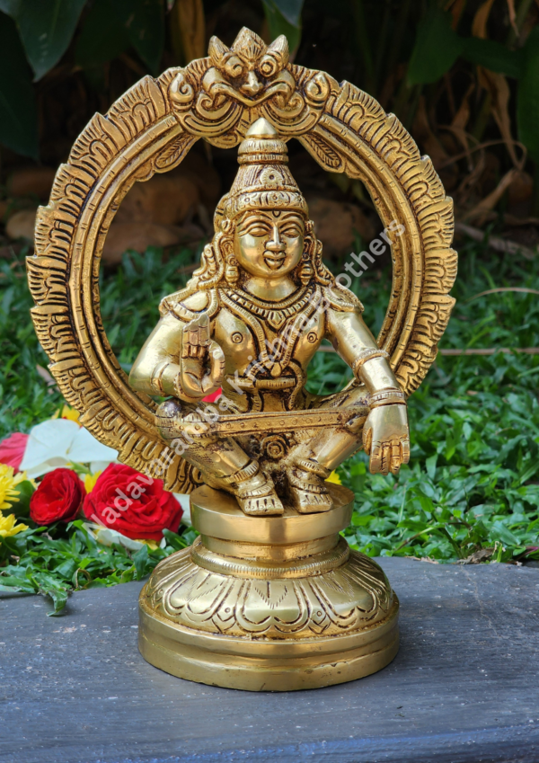 Sabarimala Ayyappa Swamy idol 9.5 inch - Image 3