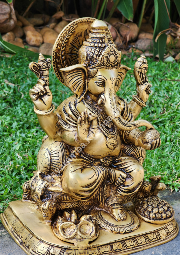Shree Ganesha Idol 13inches - Image 5