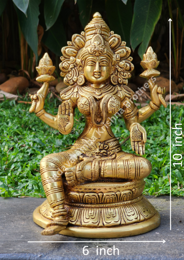 Goddess Lakshmi 10 inch BS-AAB-SL - Image 2