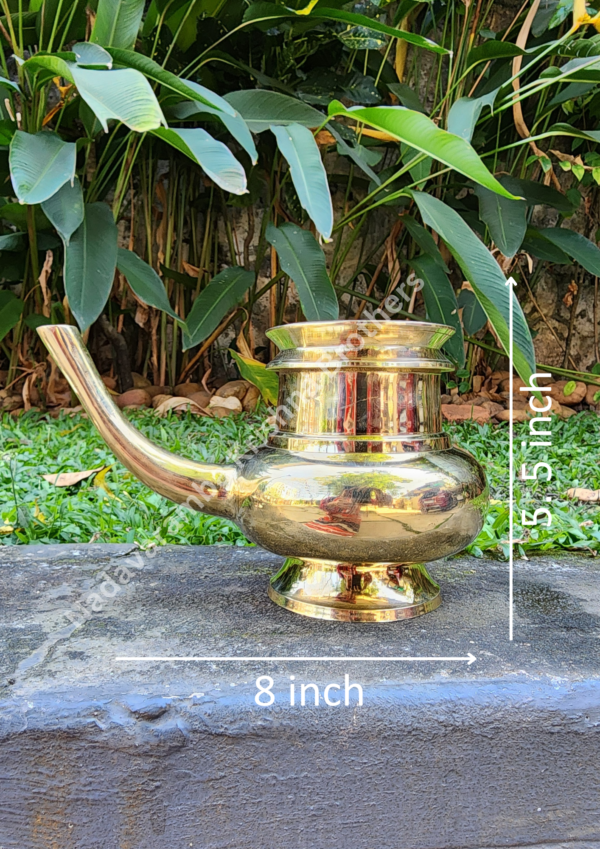 Brass Traditional Pooja Kindi - Image 10