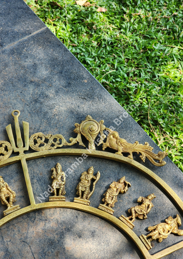 Dasavatharam Brass Wall Hanging II - Image 5